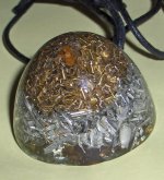 orgone harmonising amulet, harmoniser pendant